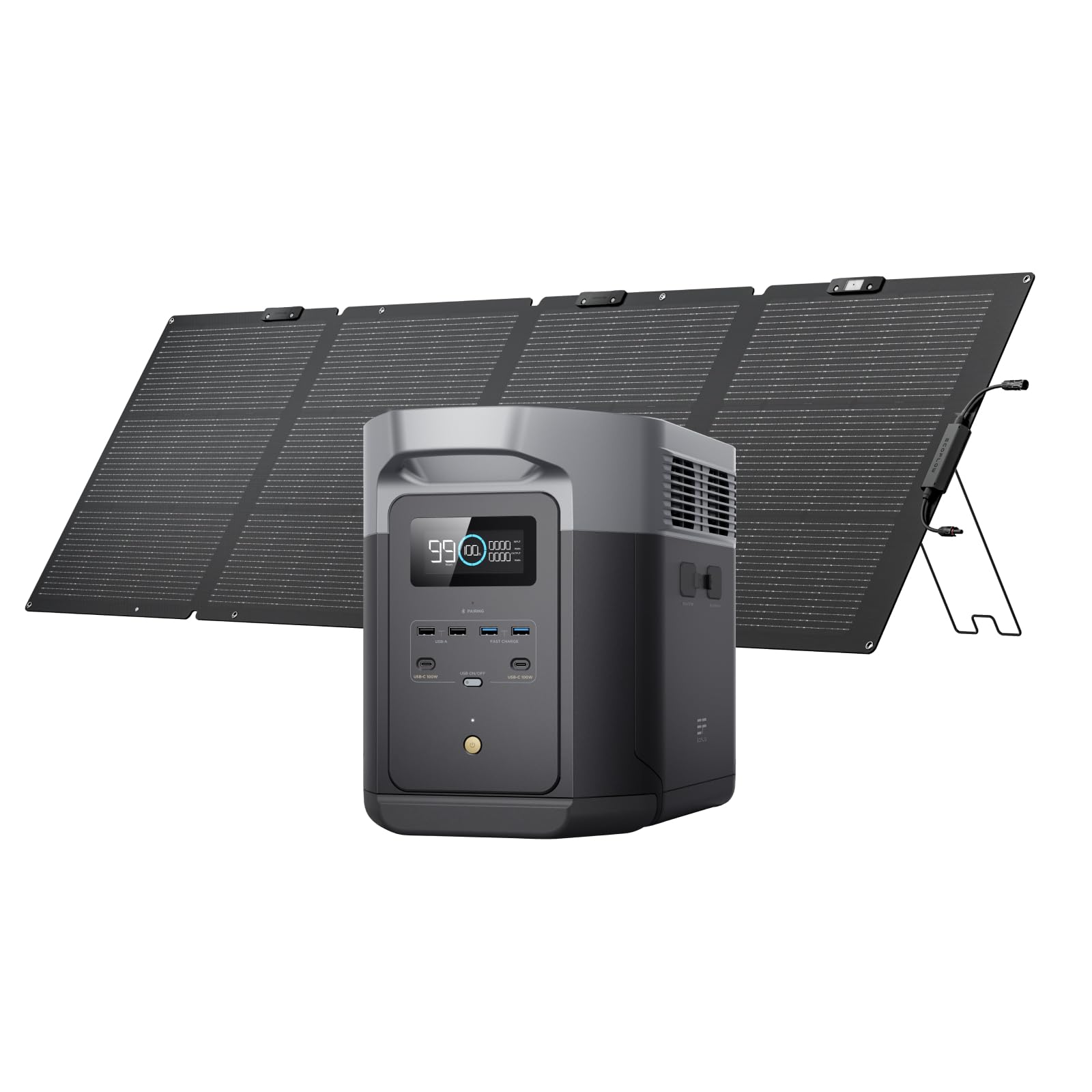 Amazon.com : EF ECOFLOW Solar Generator DELTA 2 Max 2048Wh with